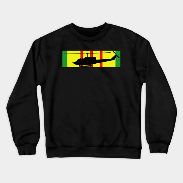 Ribbon - Vietnam - VCM - Huey - V1 Crewneck Sweatshirt by twix123844